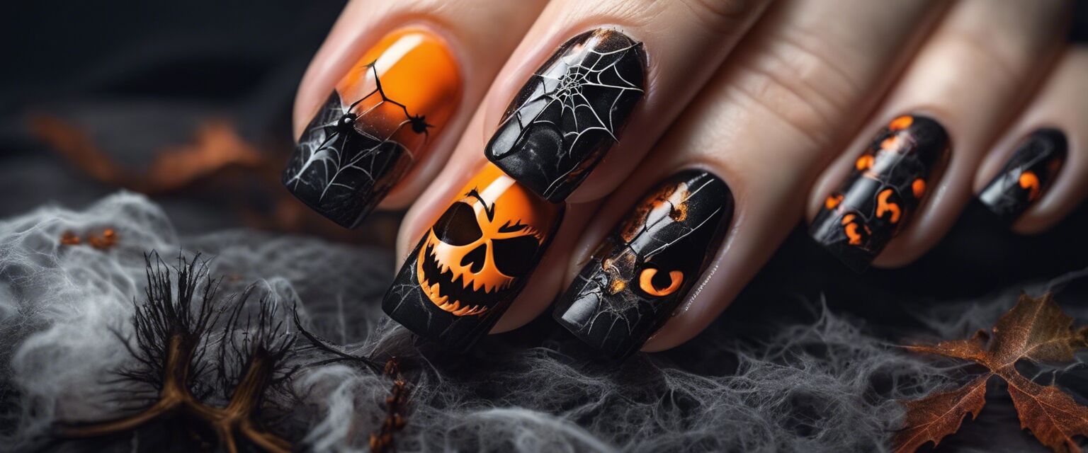 Diseños de uñas para Halloween