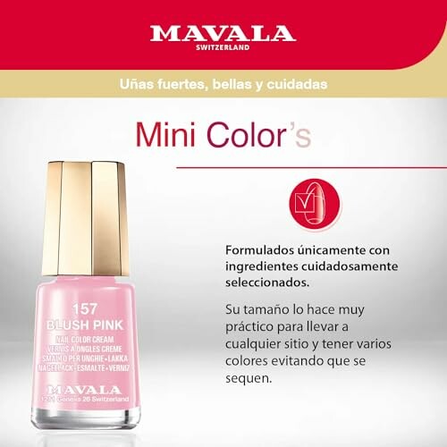 MAVALA Mini Colors Blush Pink 157